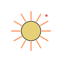 Hardlaunch sun burst logo - Premium event planning Melbourne